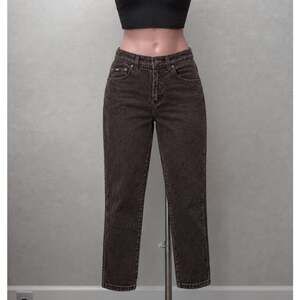 Lee Original Jeans Brown Denim Mid Rise 5-Pocket Slim Jeans 4